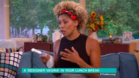 This Morning Designer Vagina Itv Turns Graphic As Woman Undergoes