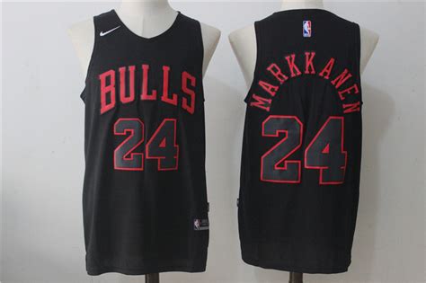 After i saw the bulls' new city jerseys, i made a quick baby blue 2017 concept w/ the script logo and fell in love with it. Cheap New Men's Chicago Bulls #24 Lauri Markkanen All Black 2017 2018 Nike Swingman Stitched NBA ...