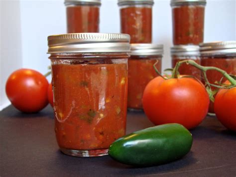 Chunky Tomato Salsa Homemade Canning Recipes