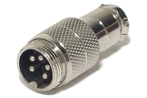 Mic Connector 5 Pin Male Partco