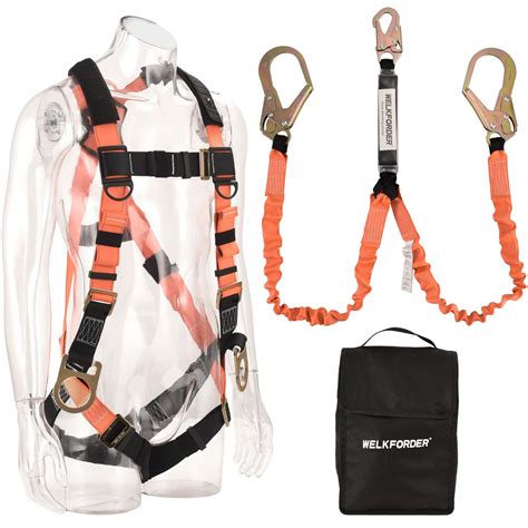 Buy 3d Rings Industrial Fall Protection Safety Harness Kit With Double