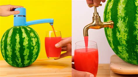 10 Incredible Watermelon Tricks And Lifehacks Youtube