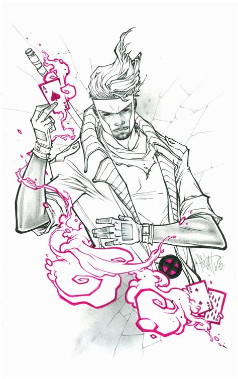 Gambit Comic Book Artists Sick Designs Marvel And Dc Characters