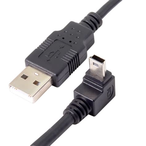 Usb 20 A Type Male To 90 Degree Up Angled Usb Mini B 5pin Male Cable