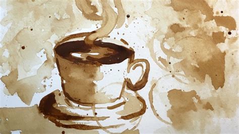 Easy Instant Coffee Painting Fun Techniques And Mini Illustrations