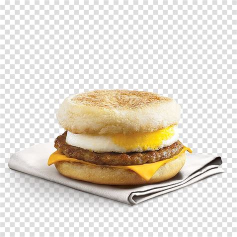 English Muffin Mcdonalds Sausage Mcmuffin Bacon Egg And Cheese