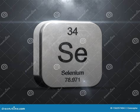 Selenium Element From The Periodic Table Stock Illustration