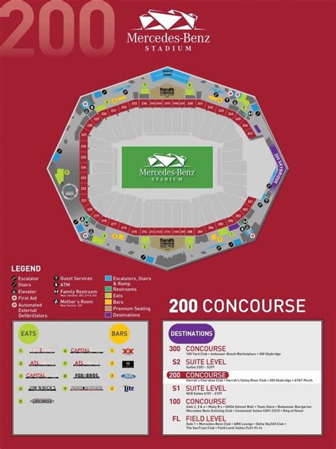 Brilliant Atlanta Mercedes Benz Stadium Seating Chart