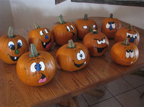 10 Pumpkin Painting Ideas Faces