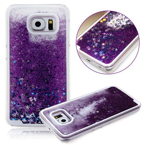 Samsung Galaxy Liquid Glitter Waterfall Moving Star Case