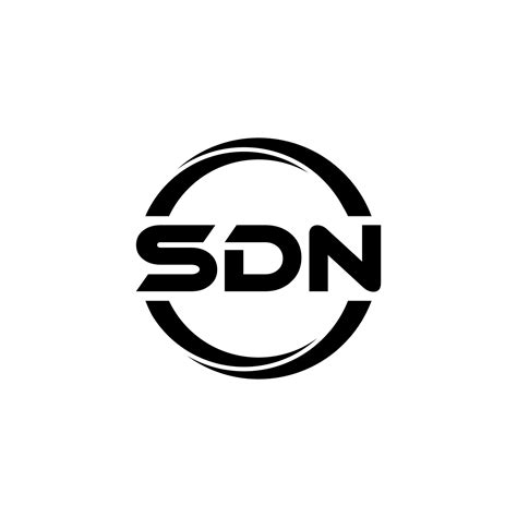 Diseño Del Logotipo De La Letra Sdn En La Ilustración Logotipo