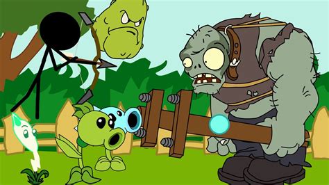 Plants Vs Zombies Animation Vs Zombies Battle Cartoon