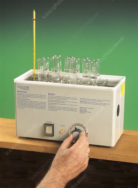 Water Bath Full Of Test Tubes Stock Image H3050167 Science Photo