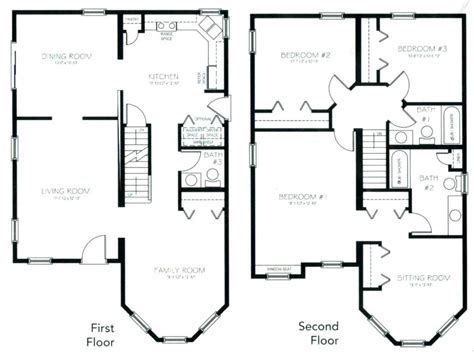 Floor Plans For 3 Bedroom 2 Bath House