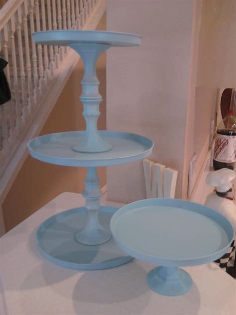 How To Make A Cake Stand From Dollar Tree Cake Walls