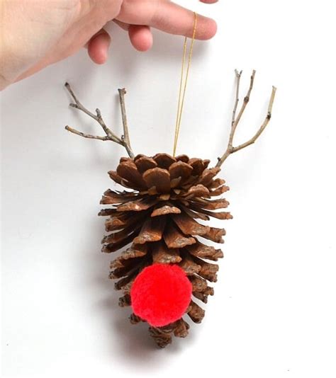 Simple Diy Pine Cone Ornaments ⋆ Dream A Little Bigger