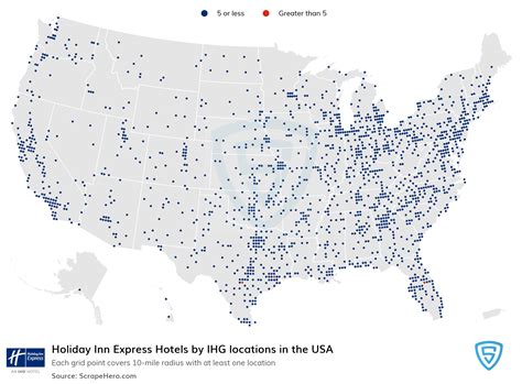 List Of Holiday Inn Express Store Locations In Usa Scrapehero Data Store
