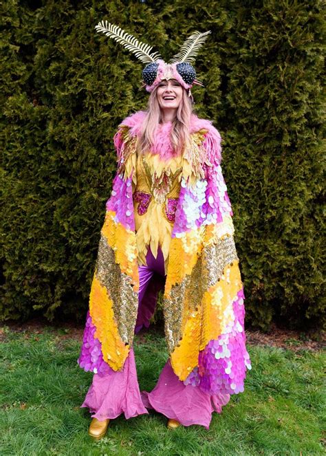 Rosy Maple Moth Costume Mardi Gras 2019 Mardi Gras Costume Women