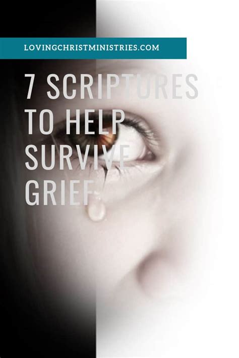 7 Scriptures To Help Survive Grief A Loving Christ