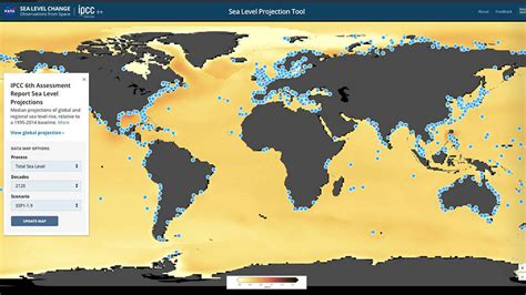 Climate Change Nasa Tool Showing Threat Of Rising Sea Levels Across