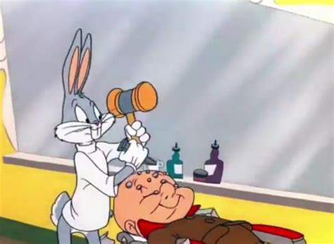 Bugs Bunny And Elmer Fudd In Rabbit Of Seville Looney Tunes Elmer Fudd