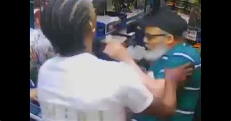 Video Terrifying Moment Nyc Bodega Worker Defends Himself In Vicious