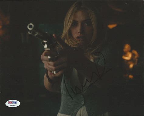 Imogen Poots Signed X Photo Coa Picture Need For Speed Weeks Later Psa Dna Certified