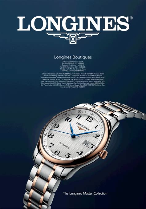 Longines Boutiques The Longines Master Collection Ad - Advert Gallery