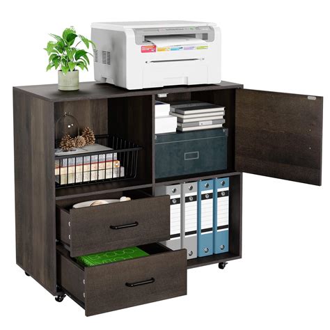 Buy Homecho File Cabinet Mobile Lateral Filing Cabinet With Wheels