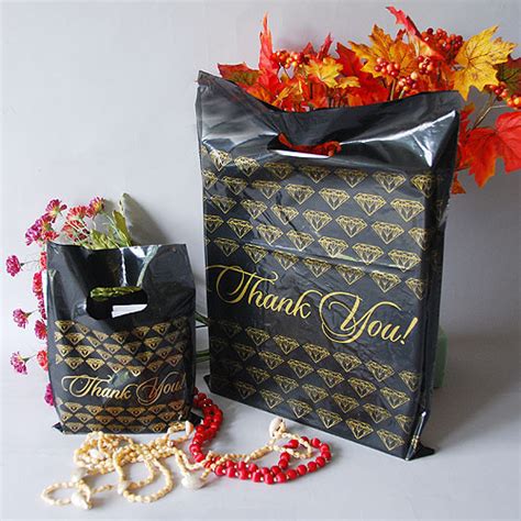 Plastic bags designed especially for your industry will remind people where they bought their items and will even make great gift bags. Merchandise Bags | Thank You Bags | Die Cut Handle Bags ...