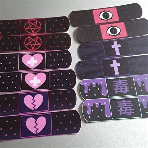 12 Pack Yamikawaii Menhera Bandage Stickers Etsy In 2021 Bandage