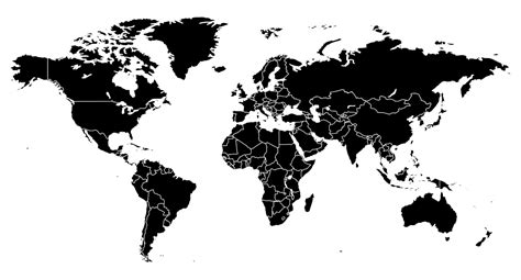 Blank World Map Printable Pdf Printable Blank World