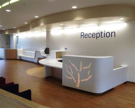 The clinic/health unit space type should provide a sanitary and therapeutic environment in which patients can be treated by medical practitioners quickly and effectively. Reception Counters | Deanestor Hospital Reception Counters ...
