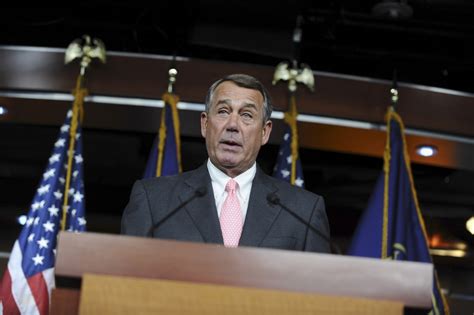 Us House Speaker John Boehner Says There Will Not Be A