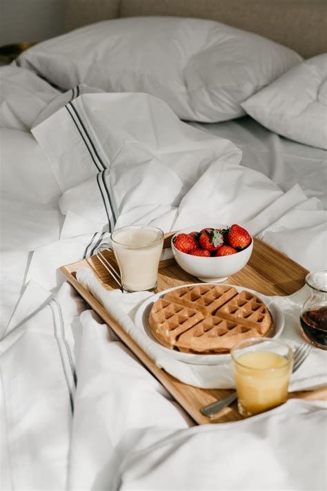 Room Service At Home Ultimate Breakfast In Bed Gift Guide Anne Sage Romantic Breakfast