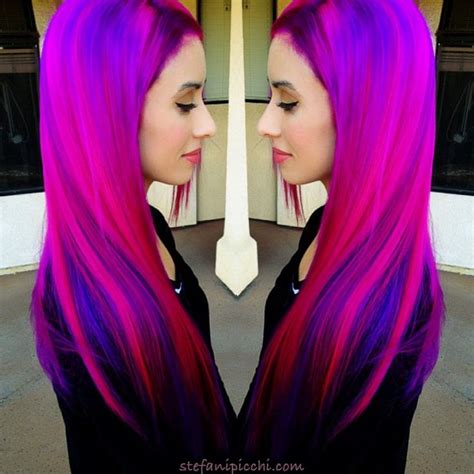 Nadine Pink Hair Purple Hair Pink And Purple Bright Hair