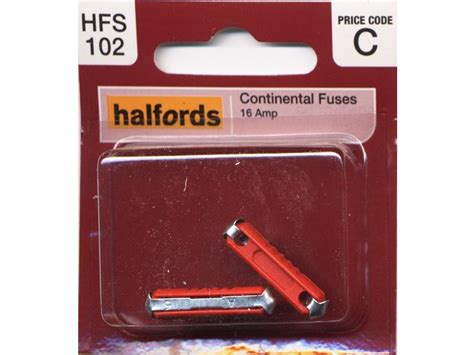 Halfords Continental Fuses 16 Amp Hfs102 Halfords Uk