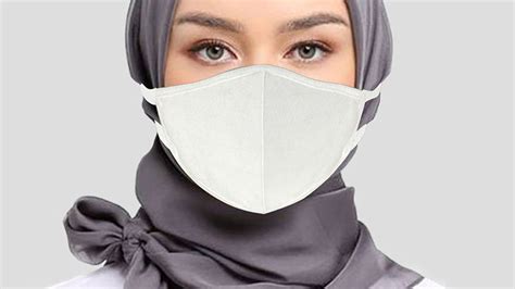 7 Cara Memakai Masker Kain Hijab Bukucara
