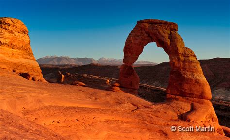Delicate Arch Arches National Park Moab Utah Usa Scott Martin