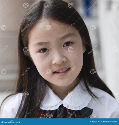 Asian Elementary Schoolgirl Stock Image Image Of East Beauty 13734703