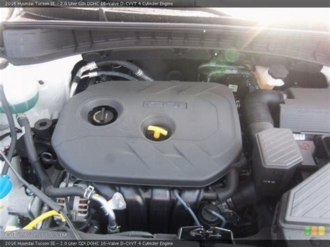 20 Liter Gdi Dohc 16 Valve D Cvvt 4 Cylinder 2016 Hyundai Tucson