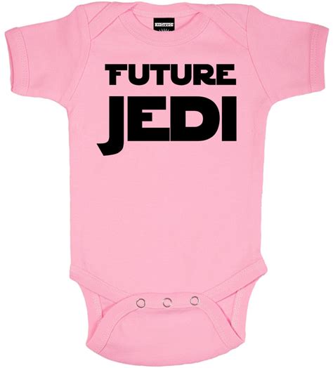 Future Jedi Pink Baby Bodysuit Kiditude