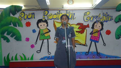 The answer, of course, is 'both' and 'it perhaps depends on the poem'. Inter-Class English Poem Recitation Competition | PITARA ...