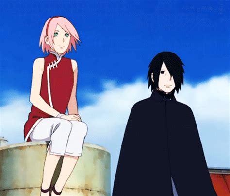 Sasuke And Sakura ☁️ Discovered By ĸoo｡ ༘ On We Heart It