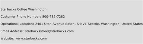 Be the first to contribute and share your personal experience with blenz coffee customer service! Starbucks Coffee Washington Customer Service Phone Number ...