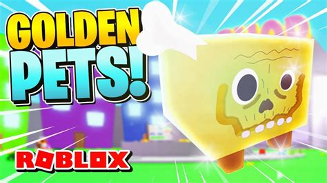 These rewards may vary by game. ROBLOX PET SIMULATOR Codes - HOW TO GET GOLDEN PETS ...