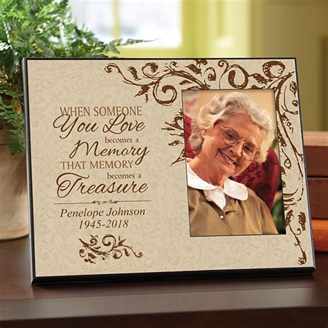 If you have the funds, you could donate to a favorite charity in the deceased's name. Personalized Sympathy Gifts & Memorial Gifts at Personal ...