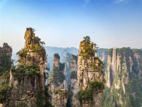 Chinas Amazing Stone Pillars Inspired The Avatar Scenery The