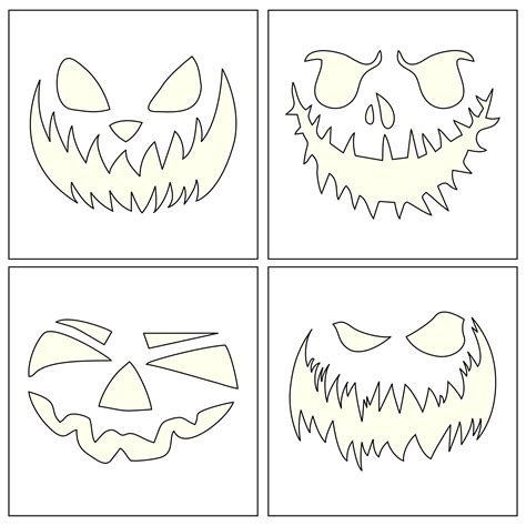 4 Best Images Of Free Printable Halloween Stencils Cut Out