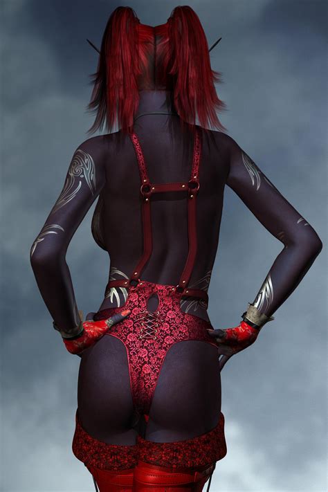 sexy fantasy dark devil vamp elfen 001b by evinessa on deviantart